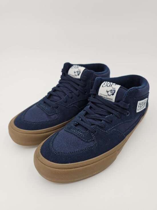 Vans Half Cab Pro Skate Shoes Sneakers Navy Blue Gum Soles Men\'s Size 10 main image 5